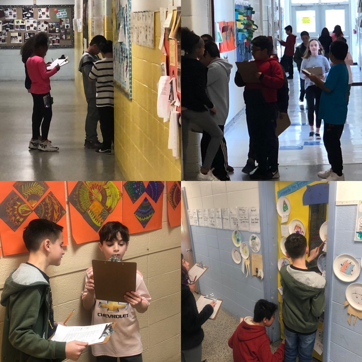 MrsJCyr's tweet photo. #ReadAcrossAmericaWeek door scavenger hunt today! It was so much fun seeing all the doors that our Johnson students did! We are kind of particular to our own Instagram door! ❤️ #hearmeroar #5thgradersrock #welovetoread @JJESOwls https://t.co/njoaCfCa2n