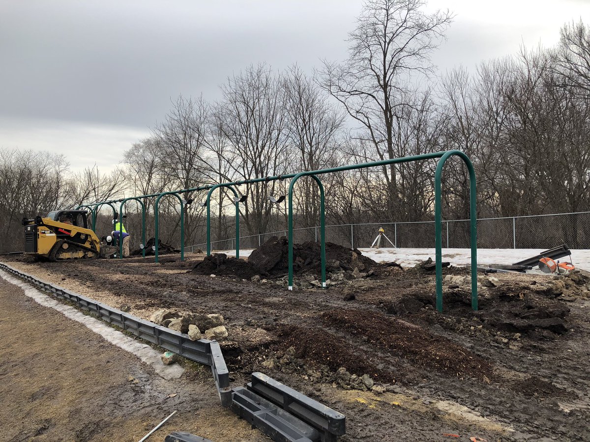 New swings going in. Ready for students tomorrow. #NBSColtPride <a href="/NBSPTO/">North Barrington PTO</a>