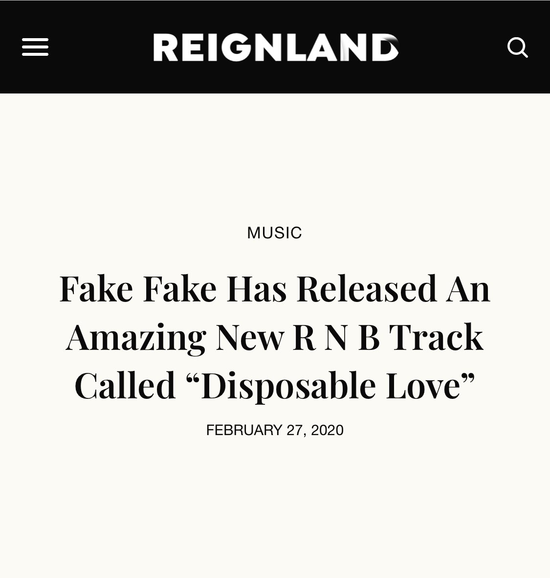 Thanks for the love <a href="/reignlandmag/">Fleurir Magazine</a> 

Read their article here: reignland.co/fake-fake-disp…