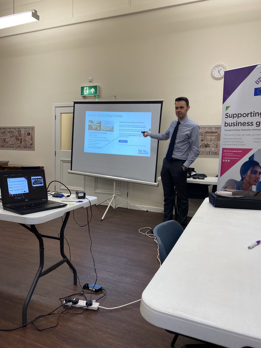 Two excellent workshops organised by @D2N2LEP <a href="/derbyshiredales/">Derbyshire Dales DC</a> &amp; #eastmidschamber for local businesses today at #Ashbourne town hall