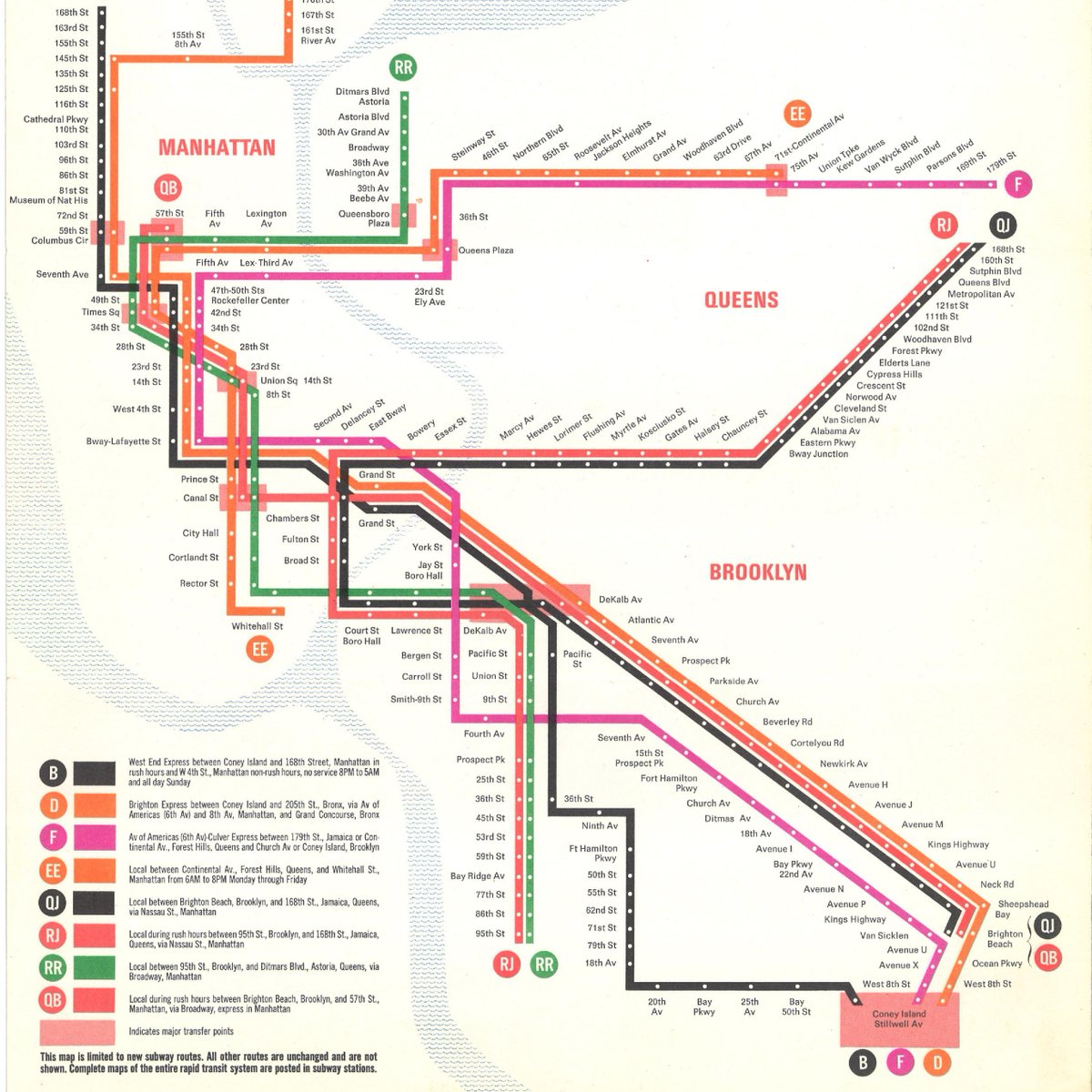 RegionalPlan's tweet photo. #ThrowbackThursday 1967 New York City Transit Authority Map from the RPArchives 🗺️🚇 https://t.co/vSSLQrrPDc