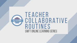 Blueprint_SWFT's tweet photo. Teacher Collaborative Routines - Deepening Knowledge of Student Learning. 
Online Interactive course. Teacher practices for using interim and summative assessment data to understand student learning needs and plan responsive instruction.
Register: https://t.co/2cZJ3Np5Ma
5 SCECHs https://t.co/e9WNPD93d1