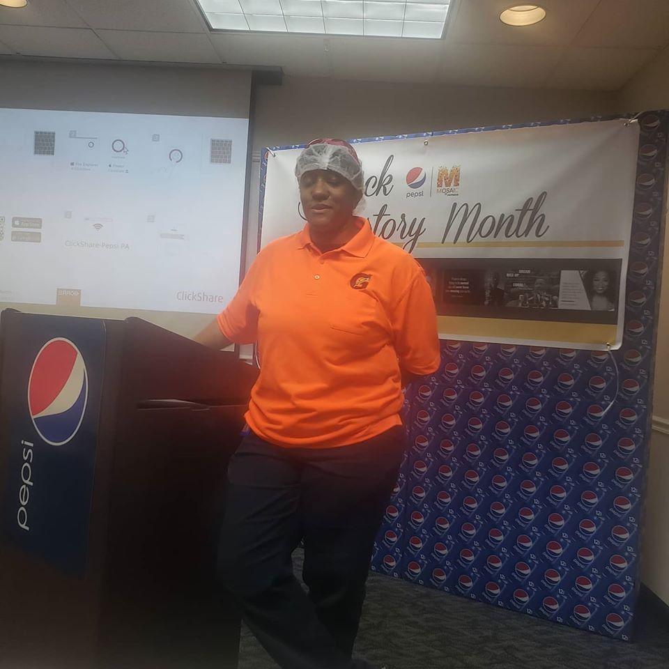 Special thanks to <a href="/pepsi/">Pepsi</a> for inviting us to spread the good word about #juneteenth to your employees. We are excited about MOSIAC <a href="/glonealknows/">Gloria Neal</a> #DreamBig