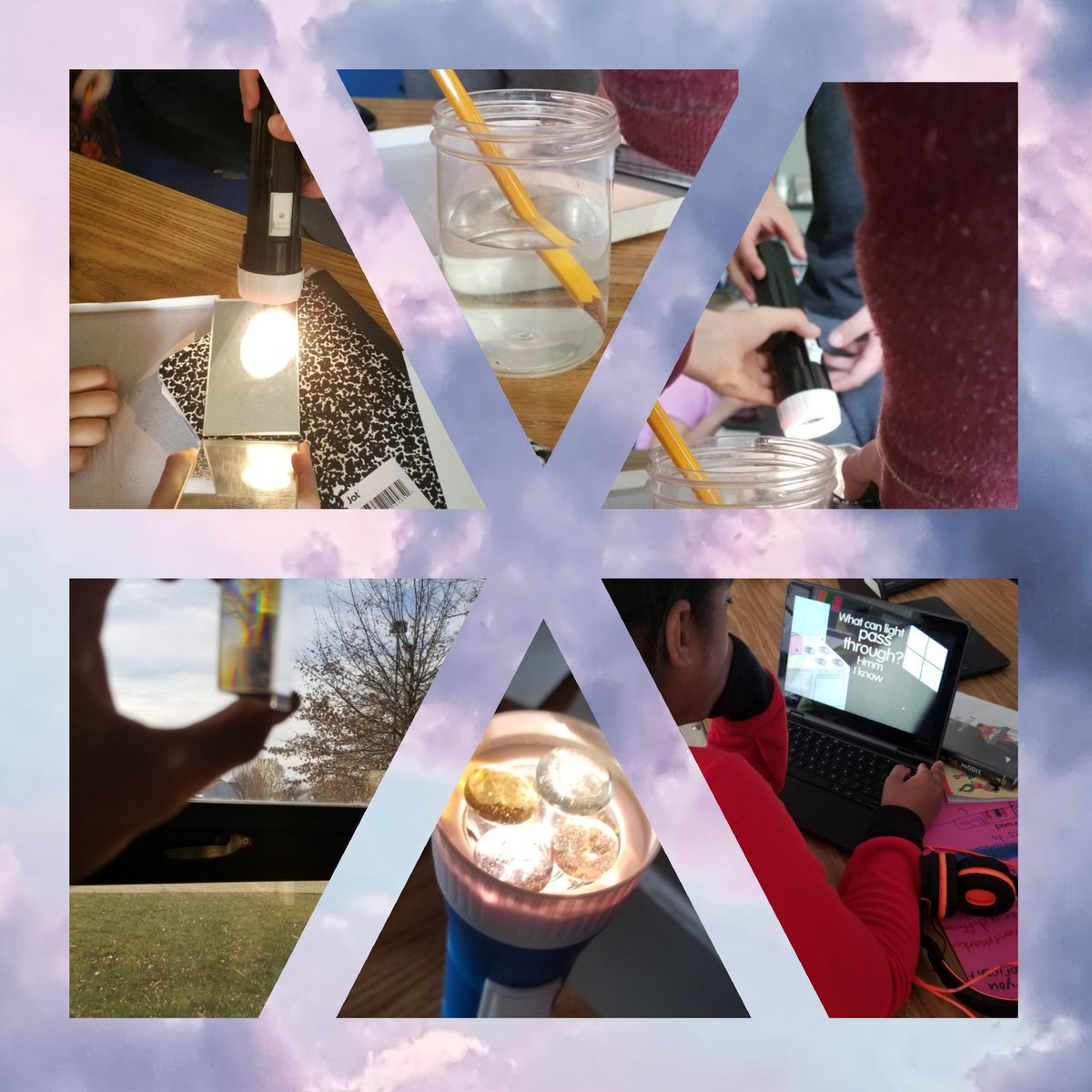 #LRELM students shine bright! #light #RefractReflect #OpaqueTranslucentTransparent