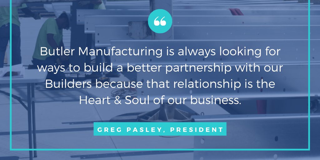 butlerbuildings's tweet photo. Thank you to every Butler Builder for giving us ideas that make a difference in how we do business … together.

#butlerbuildermeeting2020 #butlerheartandsoul #butlermfg https://t.co/ylnMBDY61p
