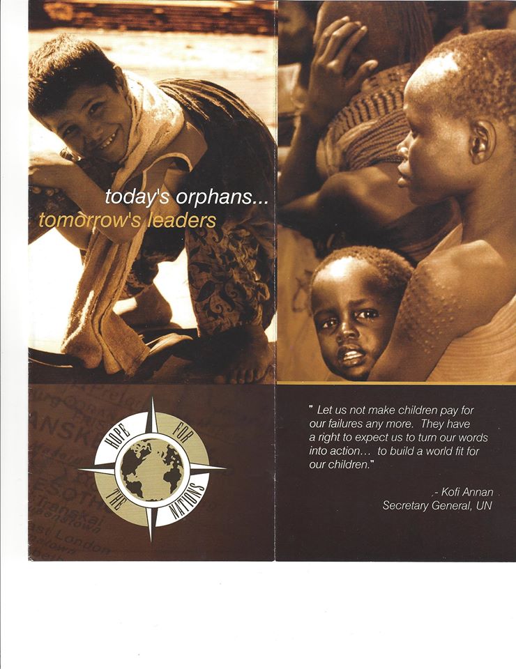 nations4hope's tweet photo. Throwback Thursday...
one of our old brochures, with the old HOPE logo. It is an old brochure, but the same message.."to build a world fit for our children". https://t.co/PiqFPByCny