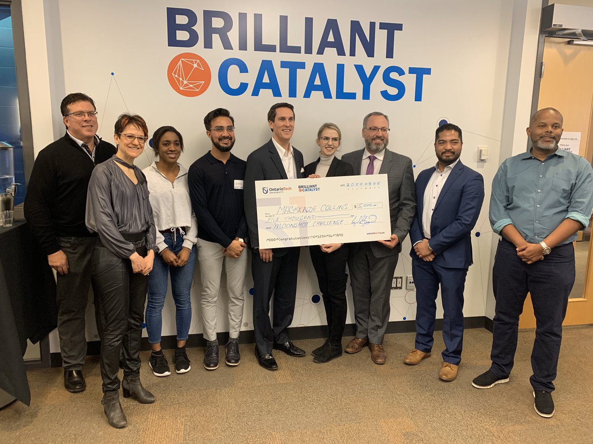 OT_Brilliant's tweet photo. Congratulations to @jglasshir and @_majormackenzie; the two winning teams of our inaugural Moonshot Challenge pitch competition. We can’t wait to help them develop their ideas in the incubator this summer! https://t.co/0rIYEGVTZL