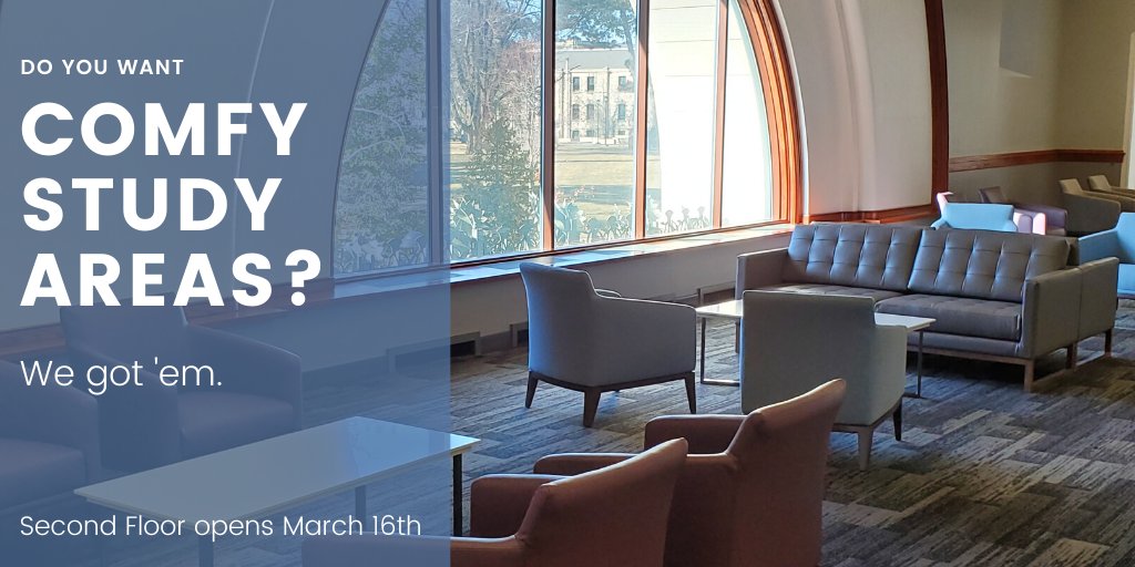 kstatelibraries's tweet photo. Have you missed the second floor? Get excited, because we are almost ready to open! 
Check out this sneak peek. Now you will be able to fully enjoy this view with a new seating area. https://t.co/jIQQzKXS09