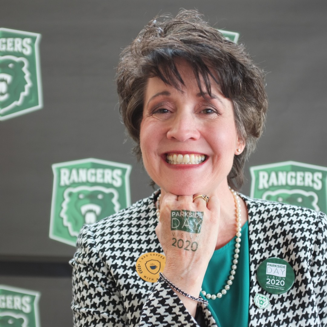 Chancellor Debbie Ford invites you to celebrate #ParksideDay presented by HARIBO USA. Students, show us your Parkside Day tattoos. Chancellor is also hosting a breakfast for top advocates of the day. Make a gift or spread the word! Visit uwp.edu/give to learn more!