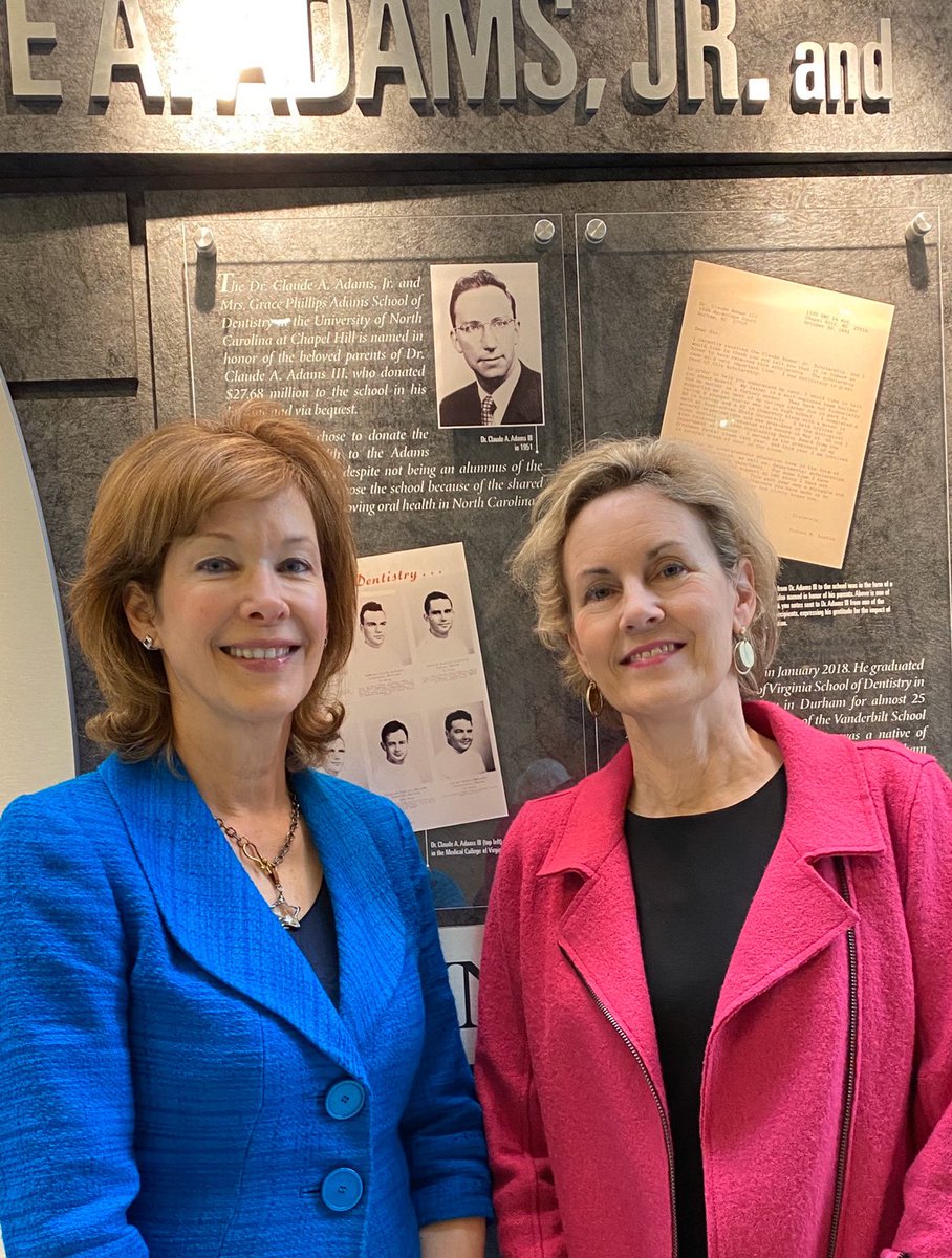 LauraMRidgeway's tweet photo. Dr Jane Grover of ADA’s Council on Access, Prevention (left) shares with UNC dental students how Community Dental Health Coordinators effectively navigate and integrate oral health services into a patients health care plan ⁦@AmerDentalAssn⁩ @ncdentalsociety⁩ #oralhealth https://t.co/Xopre0H2vS