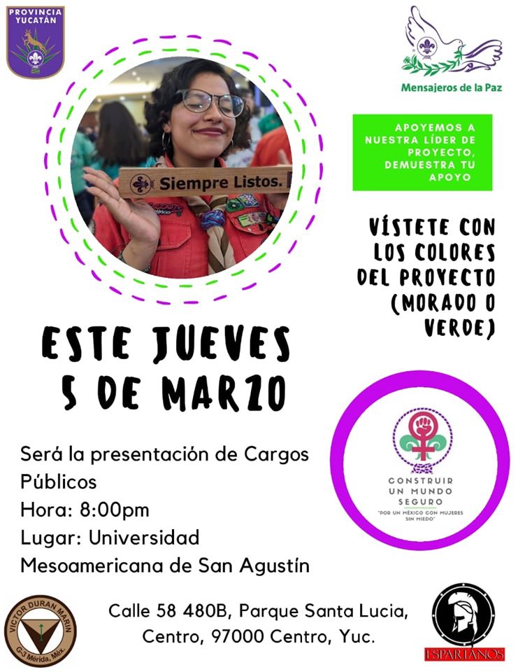 ENES_Merida's tweet photo. #UnGoyaPara Isela Alcala, estudiante de Lic. en Desarrollo y Gestión Interculturales, quien presentará su proyecto para #CargoPúblico 
JUEVES 5 DE MARZO A LAS 8:00 PM EN @UMSA_MERIDA
#OrgulloUNAM #OrgulloENES https://t.co/h5Qo2BztxE