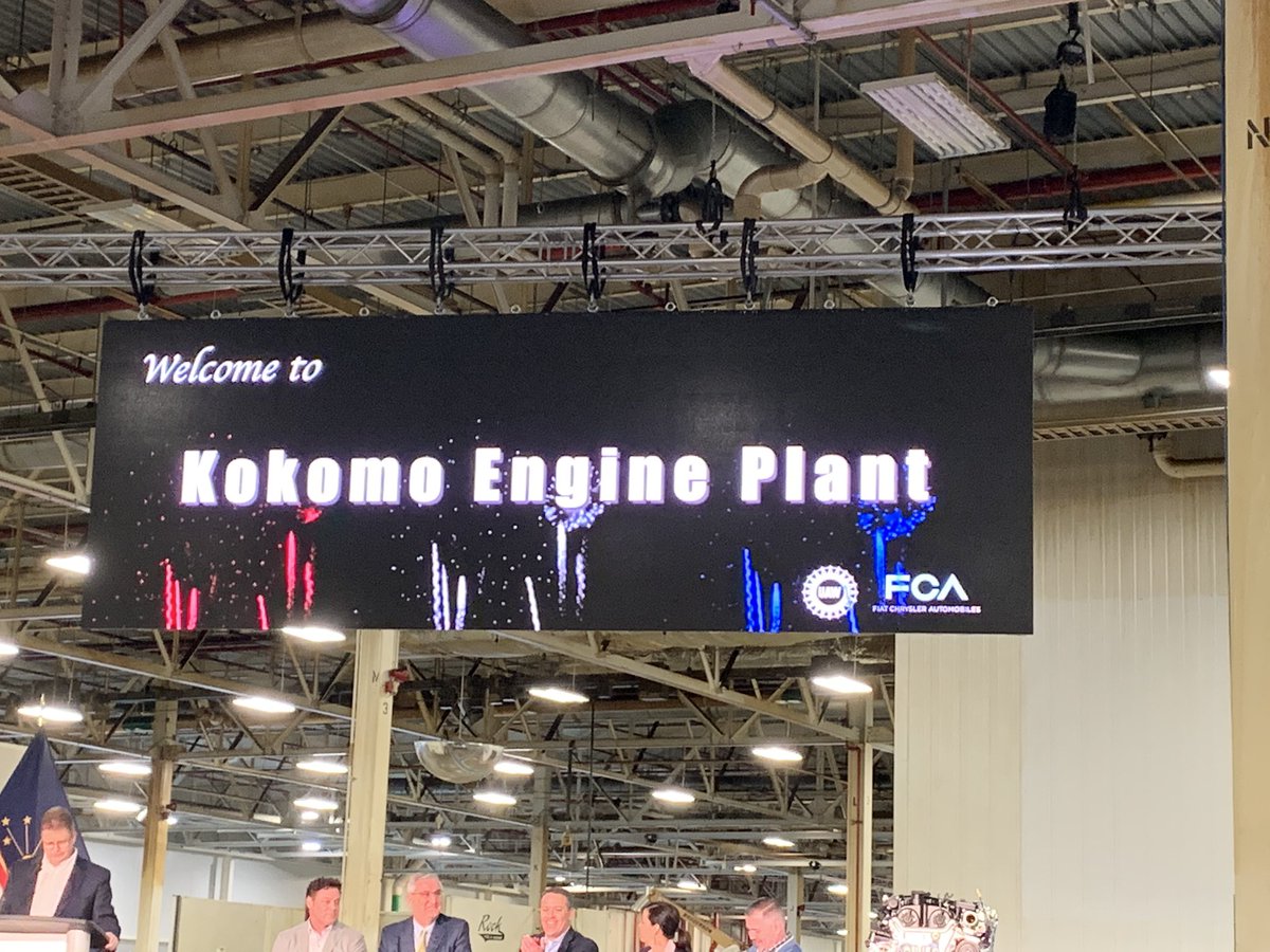 Excited about big changes coming to @FiatChrysler_NA here in at <a href="/CityofKokomo/">City of Kokomo</a> as ITP II becomes the Kokomo Engine Plant.