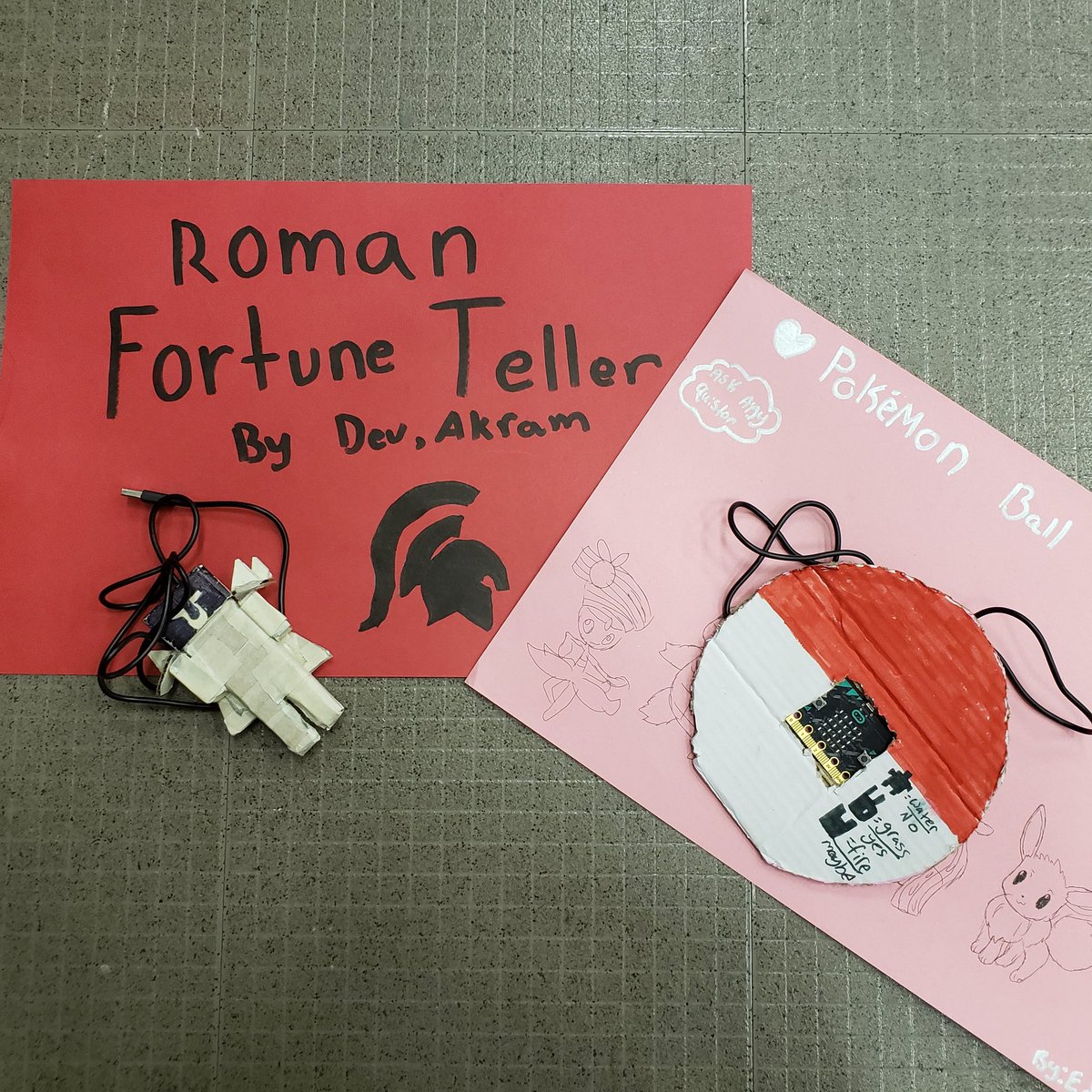RuizSTEM's tweet photo. @WinstonCampus @PLTWorg Computer Science students designed and programmed their own version if a magic 8 ball.  A fun way to learn variables and logic in coding while expressing their creativity! #d15learns #winspired https://t.co/L9Q98fdxg4