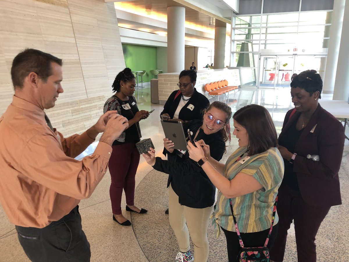 drltspalding's tweet photo. @SNEAUCF @UCFTeacherEd #ReadAcrossAmerica part two @pedsacademy was an uplifting event sharing the the wonders of diverse literature with children! We even shared @MergeVR with district leaders from NC! #weneeddiversebooks #readingpaws https://t.co/UY66jFrKfm
