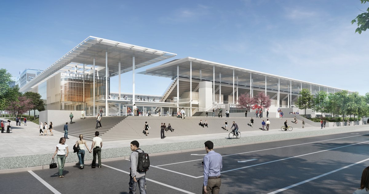 stlCITYsc's tweet image. Our City. Our Home. ⚜⚽️ 

From the elevated plaza on Market Street to the larger openings in the stadium façade and massing, this @mls stadium is designed to have a strong presence and organic connection to the surrounding city. #MLS4THELOU