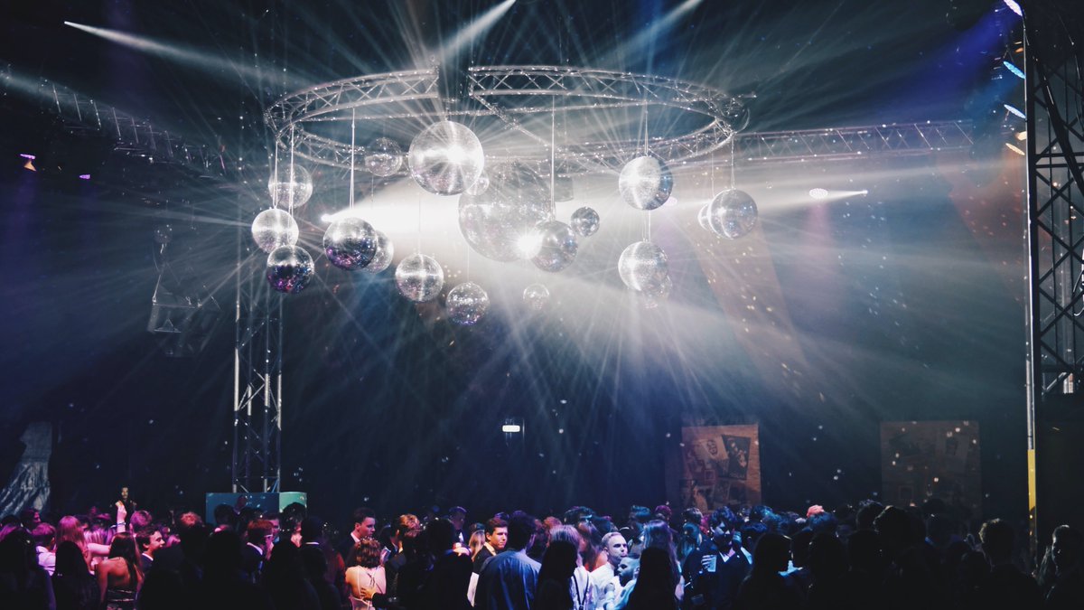 #throwbackthursday to the RAU Summer Ball - it was all about #DavidBowie theming. Lots of bright colours and lots of mirror balls! See more of what we're about here: ow.ly/xoP350yCyqk 
#TBT #eventproduction #eventprofs #production #sound #lighting #setdesign