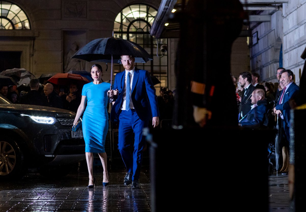 The Duke and Duchess of Sussex have arrived at the #EndeavourFundAwards.