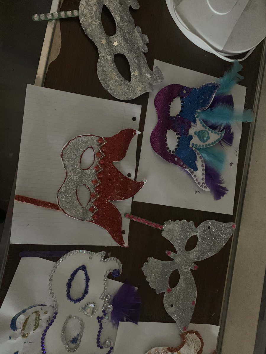 CSpallino715's tweet photo. Some final products! They did a fantastic job! Very proud. #italian8 #carnevale #italiano @WH_MSRAMS @WhufsdRams @smurrayLB https://t.co/TCDvX3OjHi