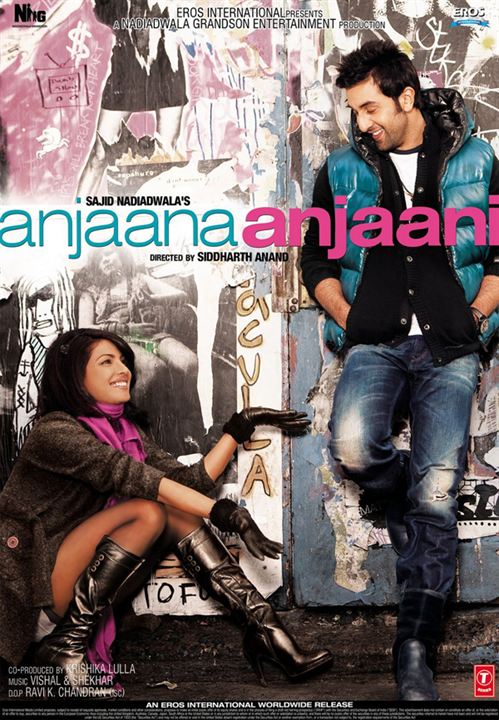 41st Bollywood film:  #AnjaanaAnjaani This film is quite underrated IMO. A romcom where the leads meet after failed suicide attempts, then plan to kill themselves on New Year's Eve? lol it was very unusual, I enjoyed the story & humour!  #RanbirKapoor  #PriyankaChopra