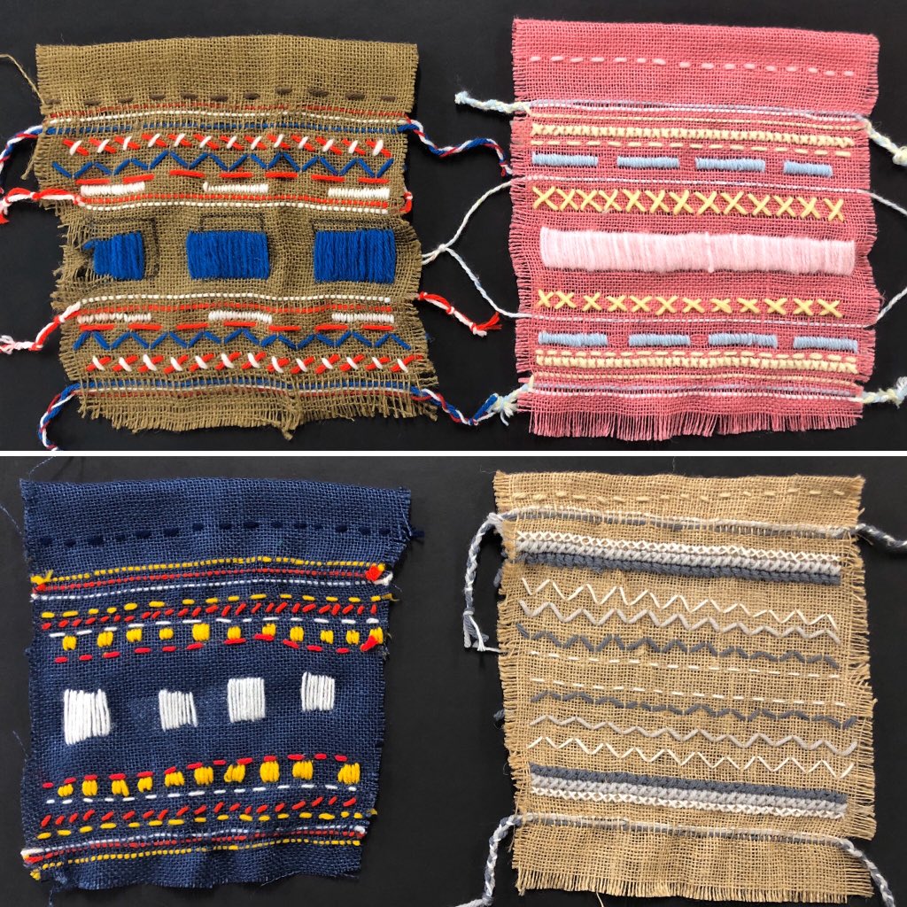 MrsAmandaRusso's tweet photo. #FillinFriday (Thursday edition) 6th grade had a busy week wrapping up projects for the end of the grading period. Their weavings are finished, they created their own manga characters, and worked on an ongoing comic strip here and there since midterms. @lapelms https://t.co/fcb6Sp5rmM