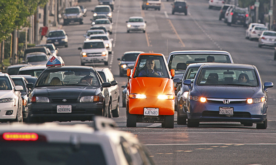 SingleOccupant's tweet photo. @Tweetermeyer My pick: street legal fast & heavy Tango EV. World's only lane splitting car for >40% faster commuting trips vs, side-seated cars: https://t.co/E3CGgMM7HK Fun & fast: https://t.co/FqvM8mGwPU https://t.co/DKjuvf0Gr7 Inventor Rick Woodbury @tangocars #SkinnyMobility #Lanesplitting https://t.co/7kAa4U8eBH