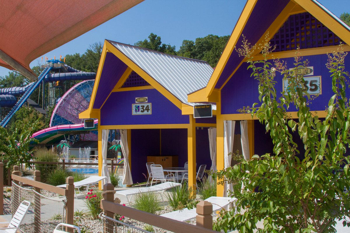 Cabana reservations are now available for the season! Treat yourself to a private space where you can rest and relax when you visit Splashin' Safari this year.

To make your reservation or learn more, visit: holidayworld.com/ticket-options…