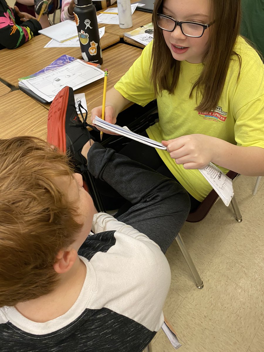 heather_honea's tweet photo. My students enjoyed @DiscoveryEd #SOSstrategy 3 truths and a lie as they watched a video on electricity! They really tried to stump one another! #DECreekPeek @lhenderson_5th @ChloeRomeo813 @ClarkCreekSTEM https://t.co/ogVfxSAnqq