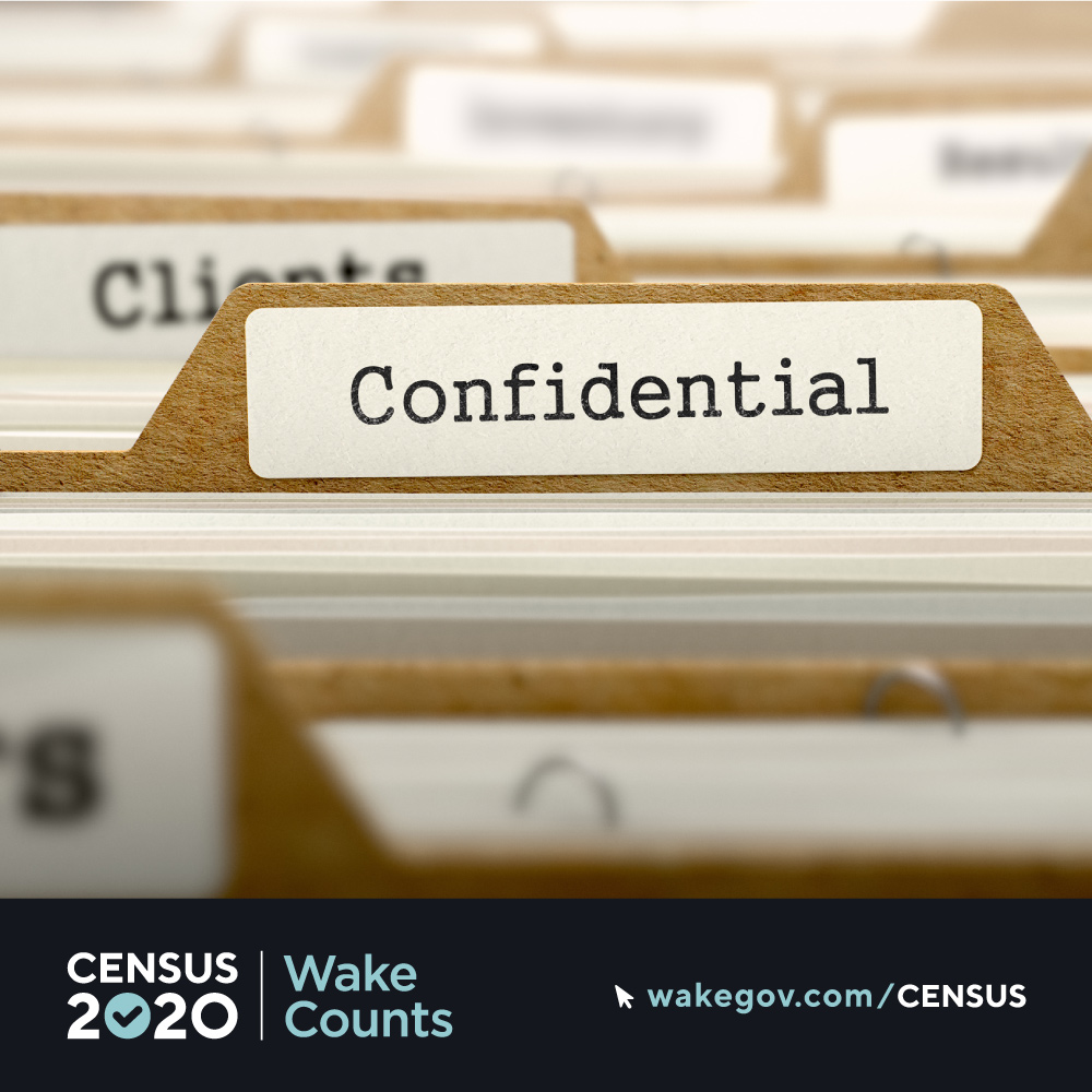 Your responses to the #2020Census are safe, secure, and protected by federal law. Your answers can only be used to produce statistics—they cannot be used against you in any way. ow.ly/i1JS50yDGDN #WakeCounts