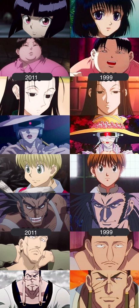 Hunter 1999 vs 2011 - عشاق القناص hunter x hunter