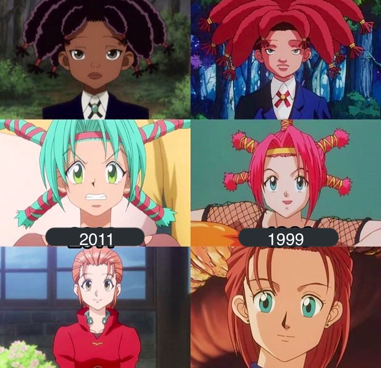 كاليستو على X: The difference between 1999 version Vs 2011 version. # HunterxHunter  / X