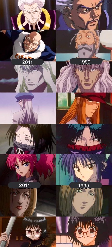 Hunter x hunter 1999 vs 2011 - 9GAG