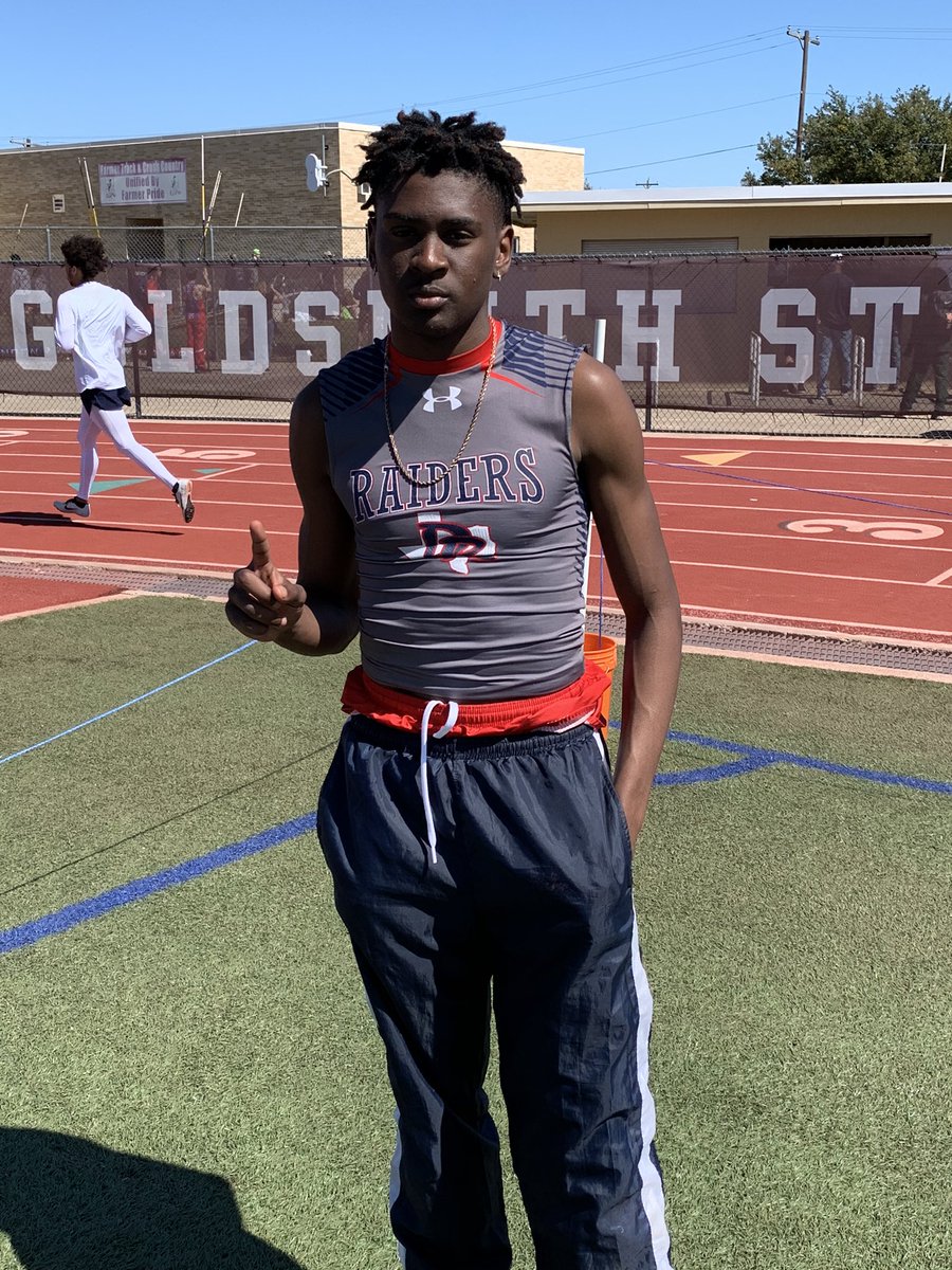 DentonRyanTrack's tweet photo. 1st place Varsity Long Jump @ Lewisville Max Goldsmith Relays with New School Record 23’ 3” ‼️@runlikejayyy https://t.co/uZeb47jdtw