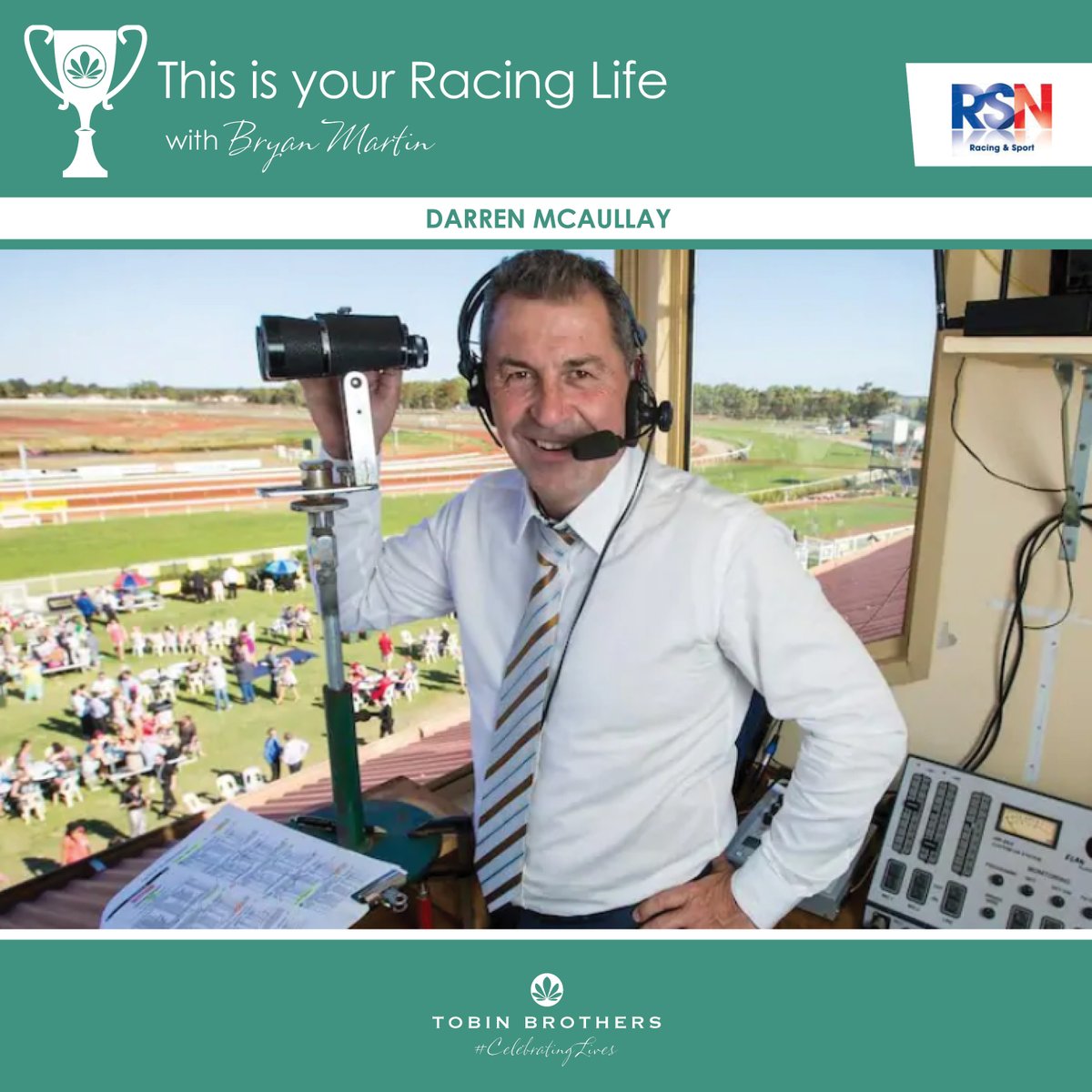 Tune in to <a href="/RSN927/">RSN Racing & Sport</a> on Sunday morning at 9am as racing expert <a href="/bmracingclub/">Bryan Martin OAM</a> celebrates the life of Darren McAullay.

Darren’s distinctive style and his unbridled passion for the sport has endeared him to racing audiences all over Australia

#CelebratingLives