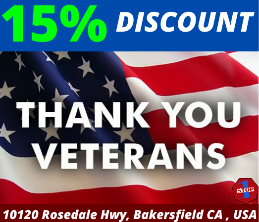We should always honor our veterans, so for today's hashtag #ThrowbackThursday we're giving 15% DISCOUNT for all the amazing VETERANS who served our country!

#OneStopAutoCare&amp;Smog #HighQualityServices #AutoRepairServicesRosedale #Repair #Tires #Cars #Carlovers