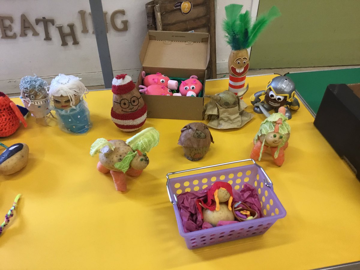 sejtrow's tweet photo. Well done to all at Pensans School today who dressed up and created the most amazing book character spuds. They were very hard to judge!!#WorldBookDayUK @PensansSchool @tpacademytrust https://t.co/tzCCS06S7Z