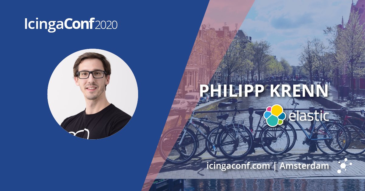 icinga's tweet photo. 🆒Listen up! We have Philipp Krenn @xeraa speaking📣 about "Observability is More than Logs, Metrics & Traces" at #IcingaConf! Get your tickets now!🎟️ https://t.co/GTvICrKAsj @elastic #amsterdam #monitoringlove https://t.co/vWUqvqUzCC