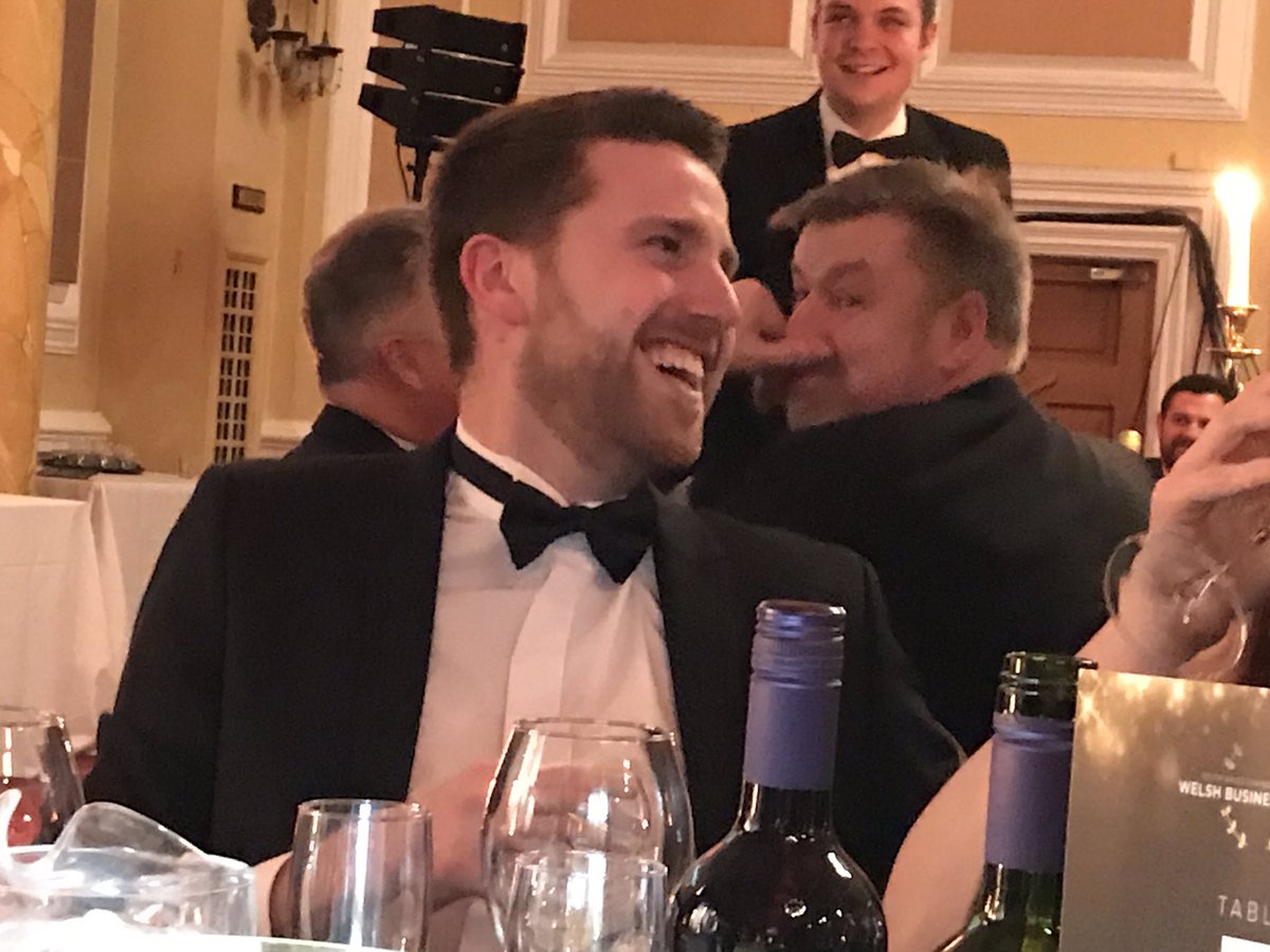 K_Chamberlain1's tweet photo. He really is the best dancer on table 7 @swaleschamber #WalesBA2020 https://t.co/TSzRmTszft