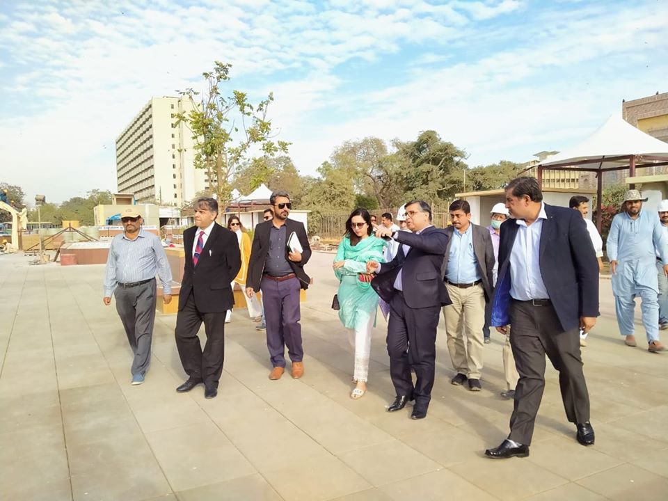 knipofficial's tweet photo. KNIP Project Director, Mr. Asghar Memon visited the Underground Parking Plaza Construction Site to review the progress of development.
#KNIP #karachi #transformkarachi #GoS #Worldbankpakistan https://t.co/BVO06duz5h