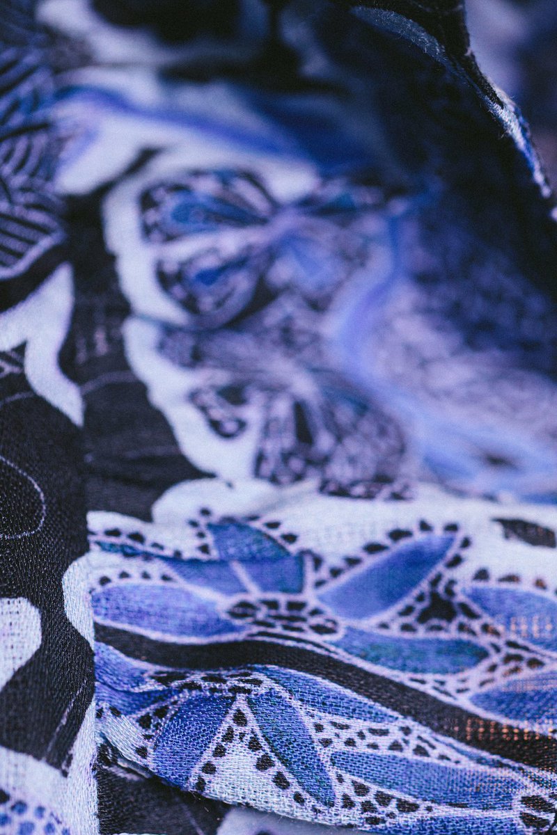 Prints by Parker: Marine Safari. Featuring a navy-grounded, leafy tropical floral. Shop now: bit.ly/2PJ6SCq
