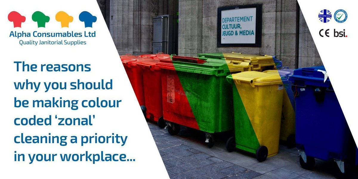 AlphaConsumable's tweet image. ⚠️⚠️ KNOW YOUR COLOUR CODED CLEANING ZONES ⚠️⚠️

RED – High risk areas such as toilets and washrooms
YELLOW – Kitchen and food preparation areas
GREEN – Public areas
BLUE – Low risk areas where there is less risk of bacterial contamination

#WednesdayWisdom #MidWeek