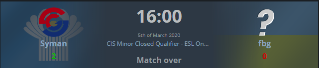 FbgamingGG's tweet photo. 2-0 Loss to @symangg ! Match tomorrow against @Team_UNQ 
#RioWeAreComing https://t.co/r6Amfkx6C3