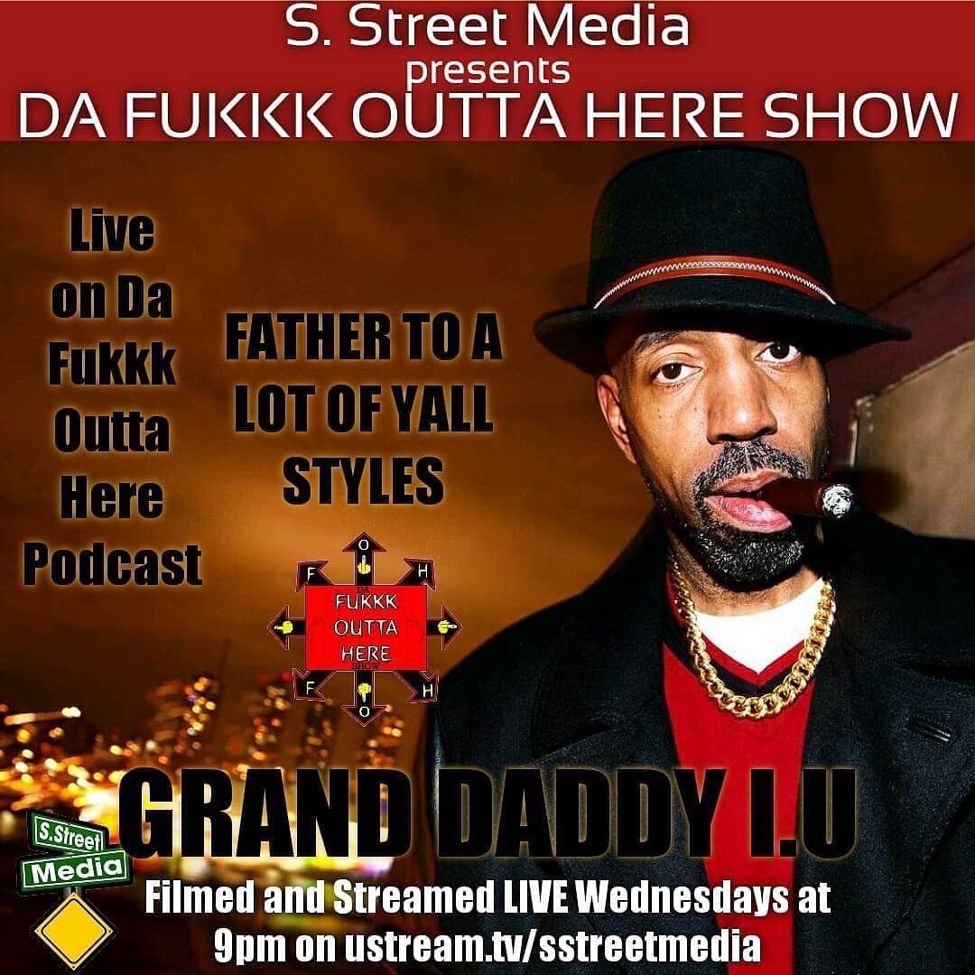 @s_street_media 's The Fukkk Outta Here Podcast Show with @stuck_b_foh  @thunnybrown and @djkrugah will be LIVE!!! and direct Wednesday night on ustreamtv.com/sstreetmedia at 9:30 pm  WEDNESDAY NIGHT!!!