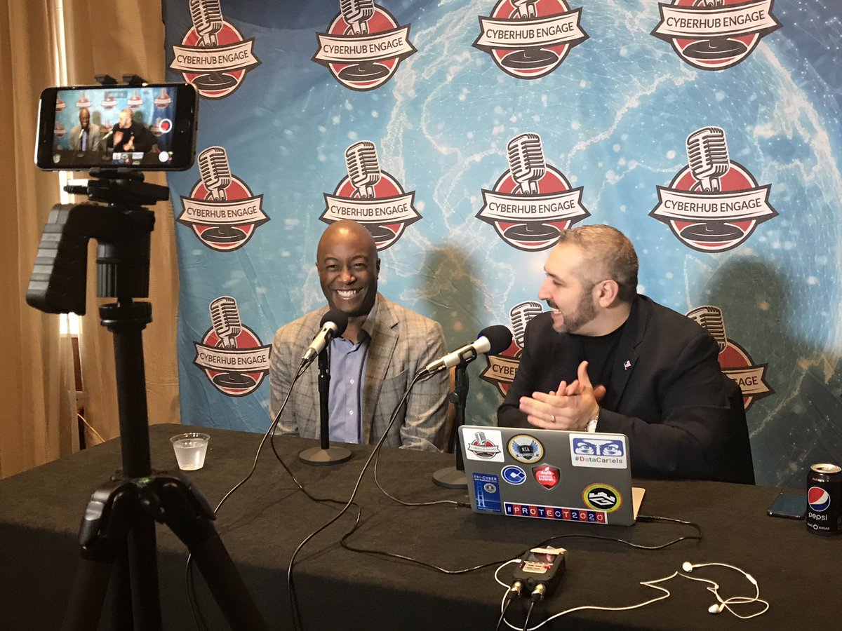 Dexter Caffey with <a href="/GetSmartEye/">Smart Eye Technology®, Inc.</a> is joining host, @james_azar1 for a pre-recording of the Friday Wrap Up here at <a href="/DataConnectors/">Data Connectors</a> #DCCyberShow 

Make sure you follow DC, wish Dexter a Happy Birthday 🎈 and subscribe to the Podcast! 👉🏻 linktr.ee/cyberhubengage