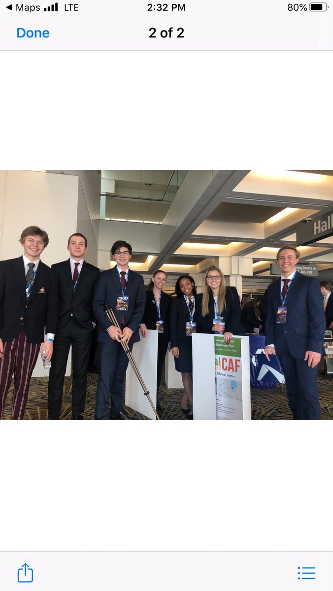 GL DECA made it to Detroit!  #glcshs