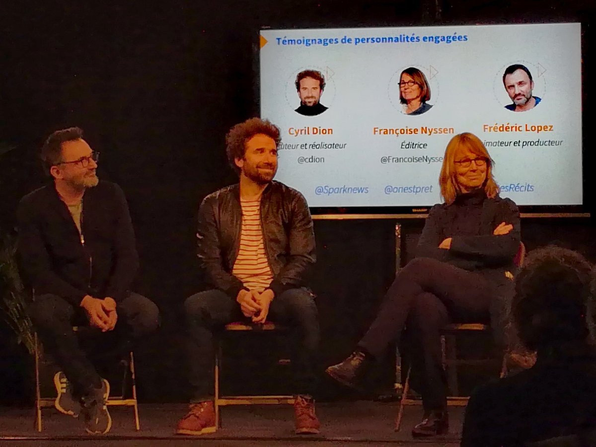 LeaBoissonade's tweet photo. ✨Lancement de la #FabriqueDesRécits :
🗨️Transformons la crise en opportunité pour co-créer un avenir commun optimiste &amp; lucide @Sparknews @onestpret
🗨️Imaginons un autre monde pour le construire @cdion
🗨️L'art doit faire société @FrancoiseNyssen
🗨️Ressentons l'espérance F. Lopez https://t.co/4xpfClFeps