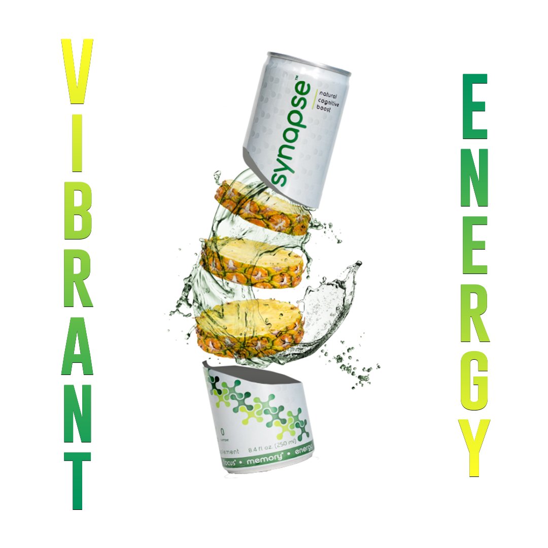 Reward your taste buds and focus your mind! 🧠 
For long-lasting energy with no jitters or crash, drink Synapse. 🔋 

#MindFuel