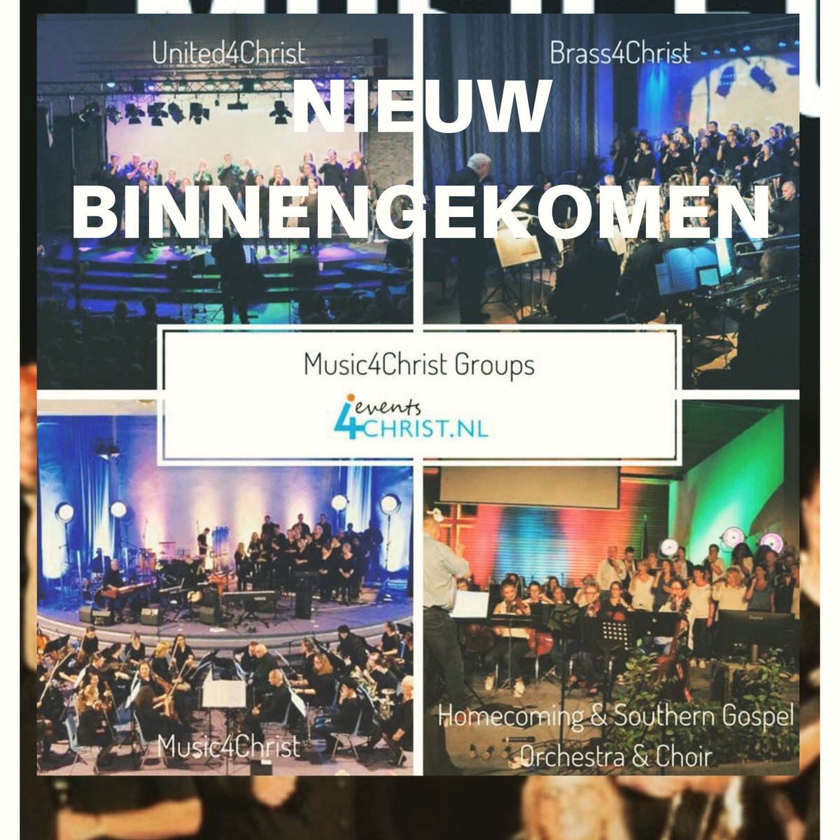 Nieuw binnengekomen op christelijkpodium.nl <a href="/EventsforChrist/">EventsForChrist</a>

#christelijkpodium #christelijkeartiest #christelijkeartiesten #christelijkeorganisatie #christelijkeorganisaties #united4christ #brass4christ #music4christ #music4christgroups #christelijkeactiviteiten