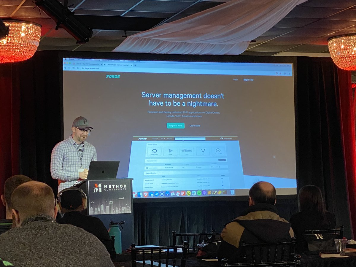 Excited to hear firsthand from the creator of <a href="/laravelphp/">Laravel</a>. Probably the most respected PHP framework out there.