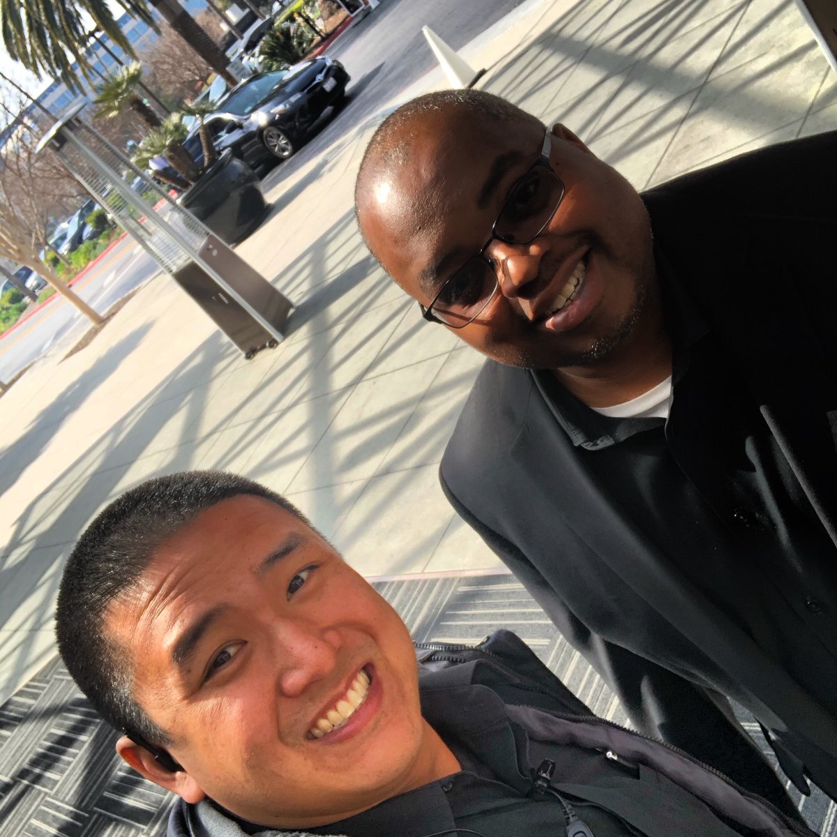 UltObserver's tweet image. Hanging out with my fellow colleague on a beautiful day