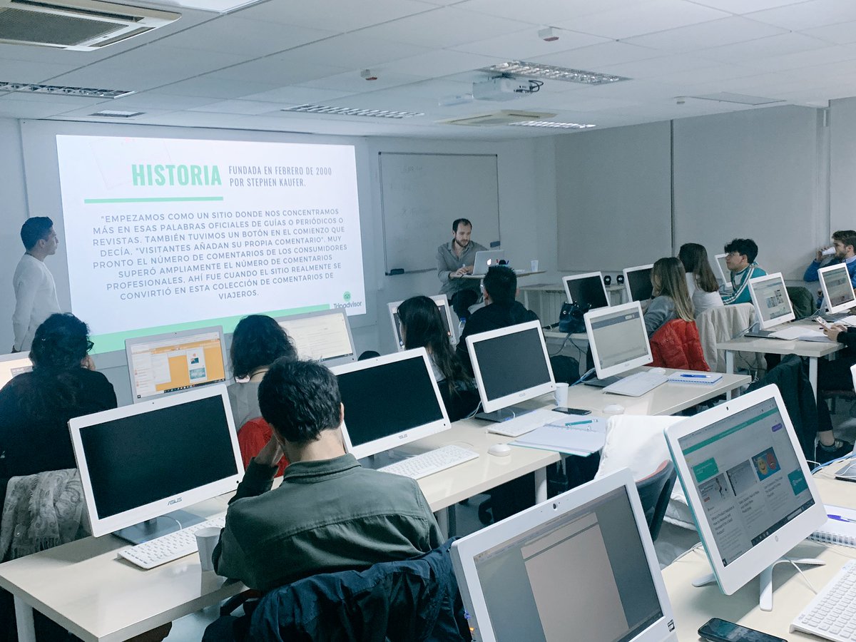 Letigrijo's tweet photo. Hoy con el #equipo166 @deepytal conociendo las ventajas de @TripadvisorES para empresas @wilarjoMKT @pablomarbel @aulaCM ✔️✔️ https://t.co/8dpHCh5o2j